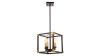 Люстра подвесная Lumina Deco Waldorf (Валдорф) LDP 1140-4 BK+MD