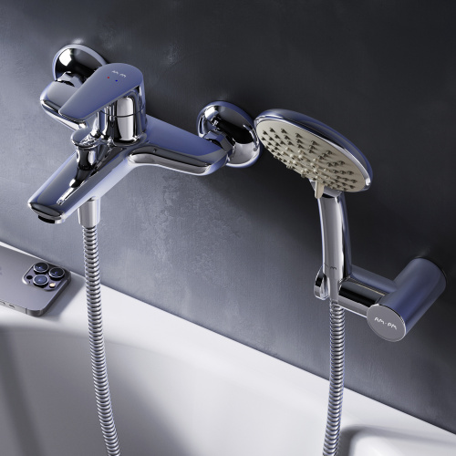 Смеситель для ванны и душа Am.Pm Joy F85E15000 настенный хром без термостата