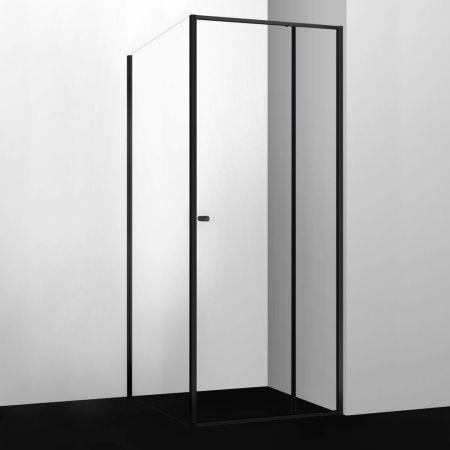 Душевой уголок Wasserkraft Dill 61S 61S19 100х100 стекло прозрачное профиль черный без поддона
