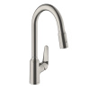 Смеситель для кухни Hansgrohe Focus 71800800 на мойку вороненая сталь