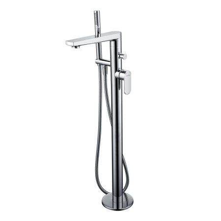 Смеситель для ванны и душа Wasserkraft Dinkel 5800 5821 напольный хром