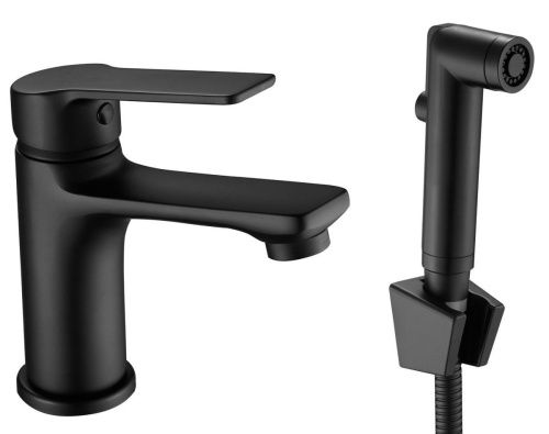 Смеситель Esko SB 27H на раковину черный - фото 2
