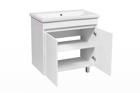 Тумба под раковину Stella Polar Фаворита SP-00000164 80х40 напольная цвет белый