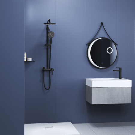 Душевая стойка RGW Shower Panels (Шоувер панелс) 51140131-04 настенная цвет черный