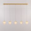 Светильник подвесной Delight Collection MD25030003-5B gold/clear
