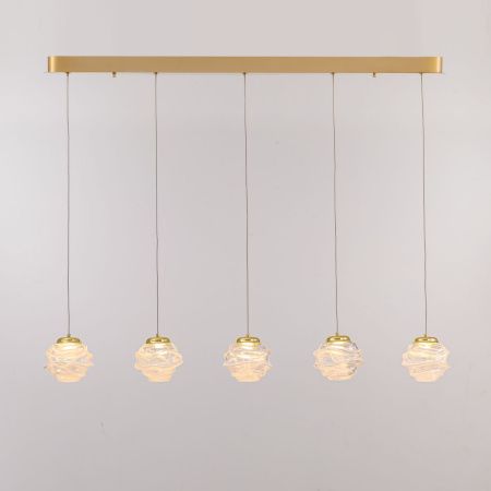 Светильник подвесной Delight Collection MD25030003-5B gold/clear