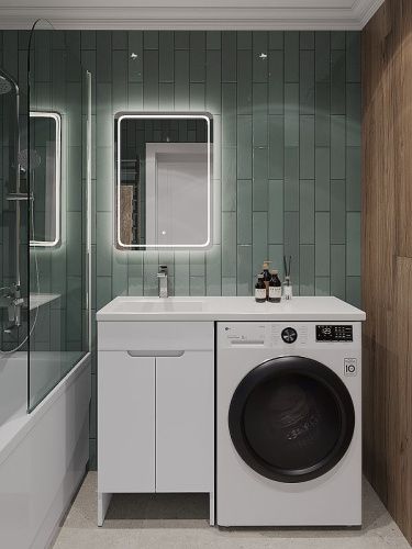 Тумба с раковиной Orange Kandy OPKD-110TUW+RAL 110х50 цвет белый - фото 4