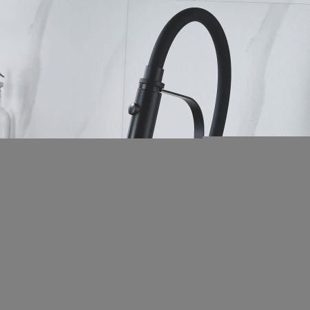 Смеситель для кухни Shevanik S943H-3 на мойку черный