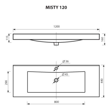 Тумба под раковину Misty София П-Соф01120-011Пр 120х40 напольная цвет белый