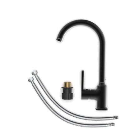 Смеситель для кухни Tokito KUDO TOK-KUD-1013 на мойку черный