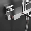 Душевая стойка Shevanik S6836 настенная цвет хром