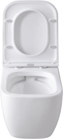 Чаша унитаза подвесная Allen Brau Infinity 4.21004.20 цвет белый без сиденья безободковая каскадный смыв