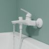 Смеситель для ванны и душа IDDIS Ray RAYWT02i02WA настенный белый