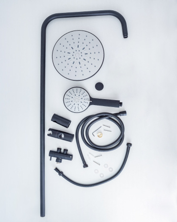 Душевая стойка Agger Breeze A0193544 настенная цвет черный