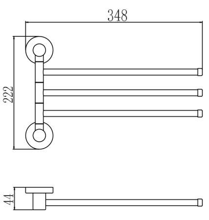 Полотенцедержатель Savol S-005603