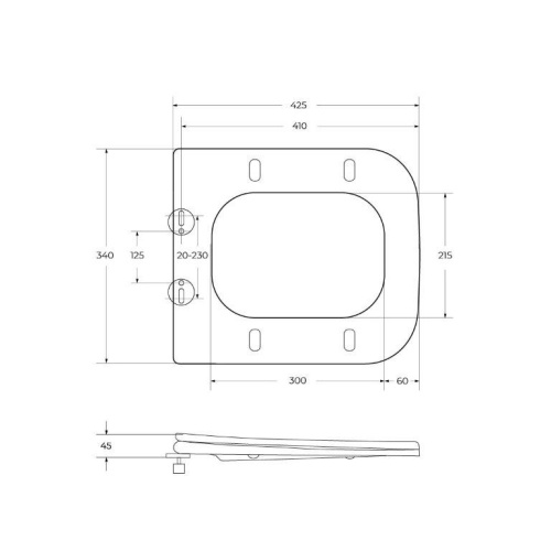 Крышка сиденье для унитаза BelBagno Marmi BB052SC - фото 2