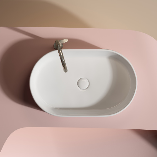 Раковина Ceramica Nova ELEMENT 61 см CN6048 накладная цвет белый - фото 4