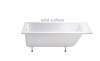 Ванна из искусственного камня Astra-Form Нейт 01010055 170х70 пристенная прямоугольная с ножками
