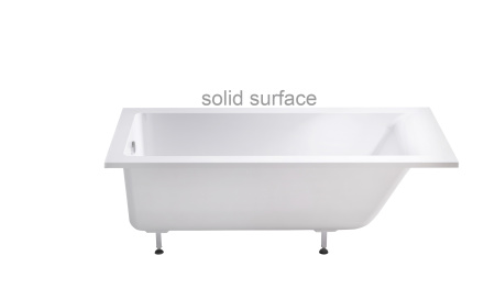 Ванна из искусственного камня Astra-Form Нейт 01010055 170х70 пристенная прямоугольная с ножками