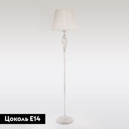Торшер Eurosvet Selesta (Селеста) 01003/1 белый с золотом
