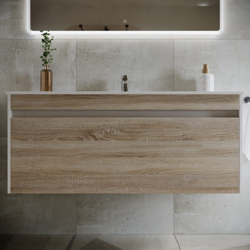 Тумба под раковину Sancos Smart SM120-1E 119х45х50 настенная - фото 4