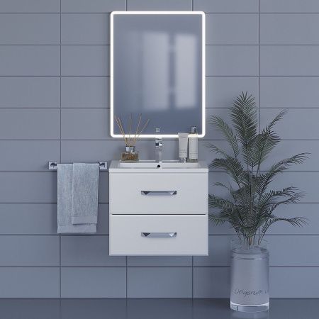 Тумба с раковиной Uperwood Foster 291020529 60х40 цвет белый