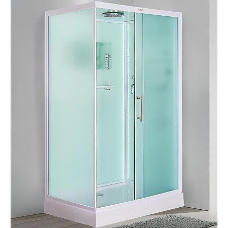 Душевая кабина Esbano ELEGANCIA ESKL108CKR 100х80 прямоугольная с крышей ориентация универсальная