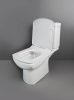 Унитаз напольный с бачком Creo Сeramique TOURS COMBO-TO1003 белый с сиденьем с микролифт душевой смыв