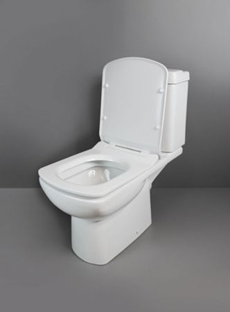 Унитаз напольный с бачком Creo Сeramique TOURS COMBO-TO1003 белый с сиденьем с микролифт душевой смыв
