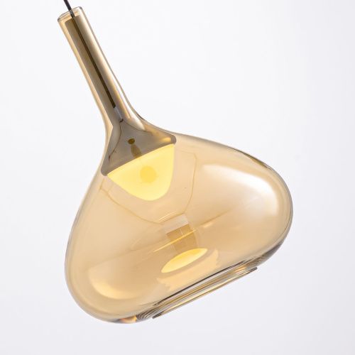 Светильник подвесной Delight Collection MD25001005-1A brass/amber - фото 3