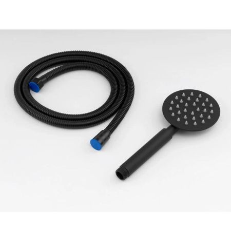 Душевая стойка Knotlor SS-06/2 настенная цвет черный