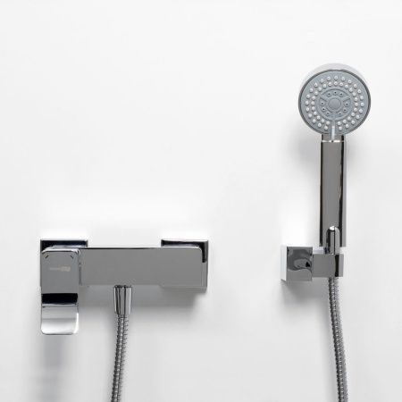 Смеситель для ванны и душа Wasserkraft Aller 1060 1062 настенный хром