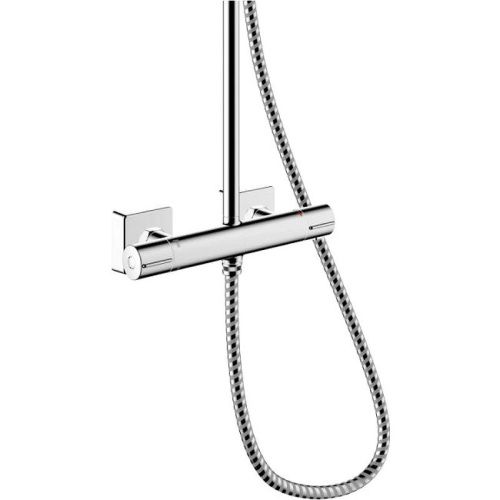 Душевая стойка Hansgrohe Vernis Shape 26286000 настенная цвет хром - фото 5