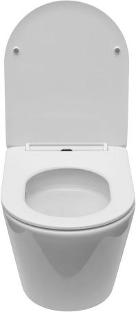 Унитаз подвесной Logan Tornado 00331866 белый с сиденьем микролифт смыв торнадо