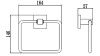Полотенцедержатель Savol S-06560A