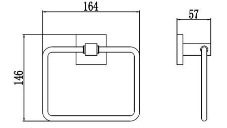Полотенцедержатель Savol S-06560A