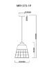 Светильник подвесной Myfar Hill (Хилл) MR1370-1P