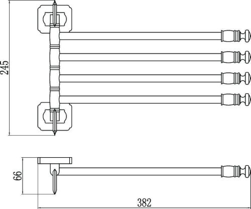 Полотенцедержатель Savol S-006404 - фото 2