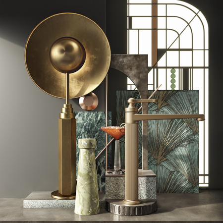 Смеситель Gessi Venti20 65003#710 на раковину латунь