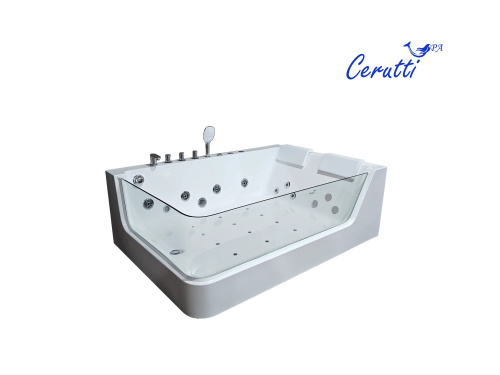 Ванна гидромассажная Cerutti SPA C-495R 170х120 пристенная прямоугольная - фото 3