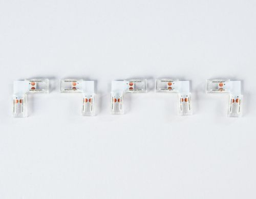 Соединитель угловой L для светодиодной ленты COB 8mm 12/24V (2 контакта) GS6851 (5 шт.) Ambrella Light illumination (иллуминатион) GS6851 - фото 2