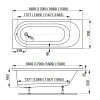 Ванна акриловая Vagnerplast Kasandra VPBA187KAS2X-04 180х70 пристенная прямоугольная без каркаса