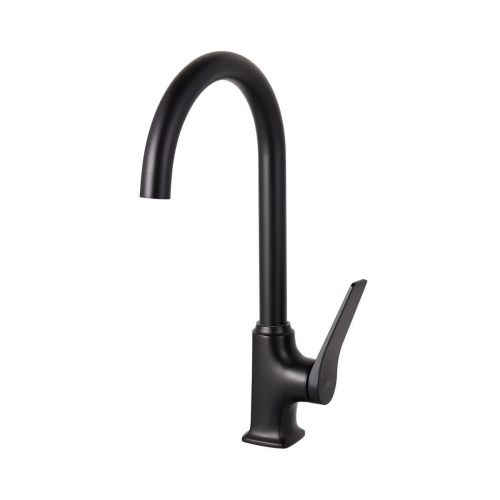 Смеситель для кухни Fashun A4086-7 на мойку черный - фото 2