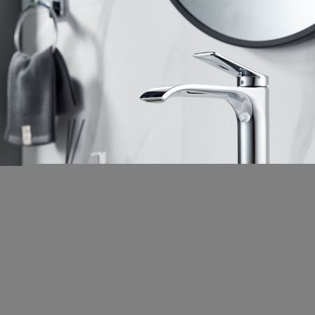 Смеситель для раковины Shevanik S4111 на столешницу хром