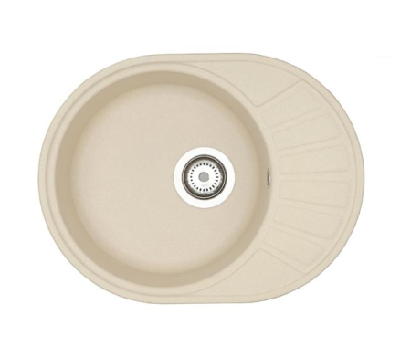 Кухонная мойка Aquaton Чезана 1A711232CS290 57х44 цвет бежевый