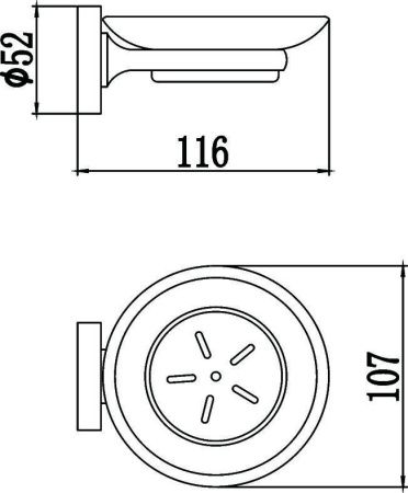 Мыльница Savol S-008759