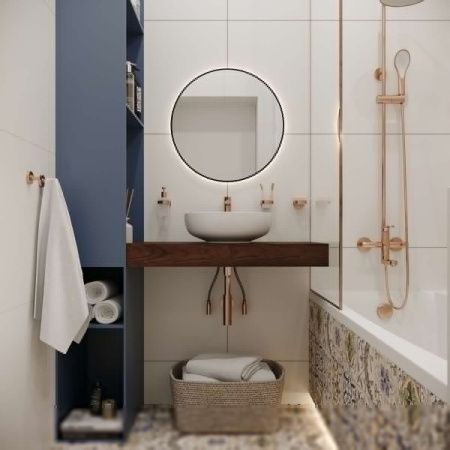 Зеркало с подсветкой Wellsee 7 Rays' Spectrum 172200150 80х80 подвесное