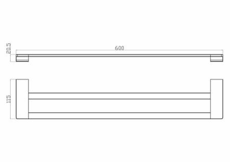 Полотенцедержатель Wonzon & Woghand Eclipse WW-9111