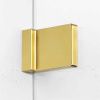 Душевая перегородка New Trendy AVEXA Gold EXK-7002 70х200 стекло прозрачное профиль золото