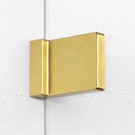 Душевая перегородка New Trendy AVEXA Gold EXK-7002 70х200 стекло прозрачное профиль золото